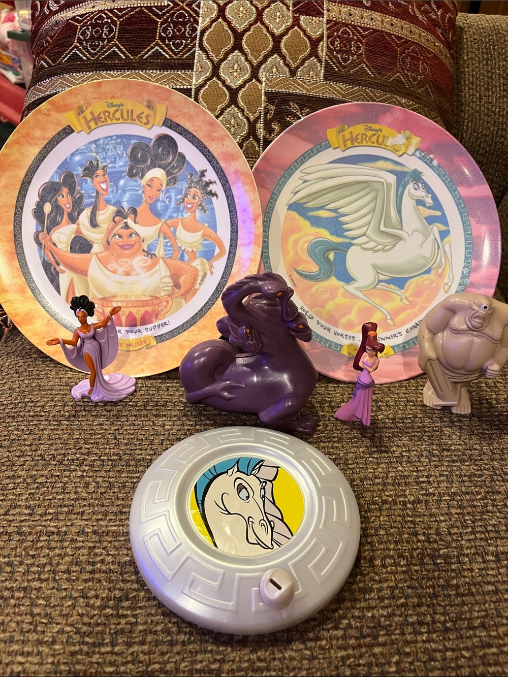 Disney Hercules plates with characters 96-97 McDonalds